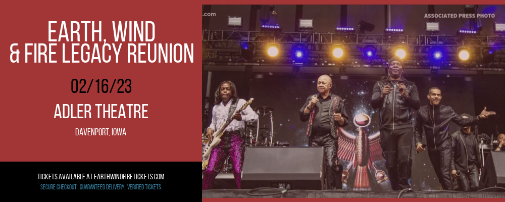 Earth, Wind & Fire Legacy Reunion at Earth, Wind and Fire Concert Tickets tickets Earth, Wind & Fire Legacy Reunion at Earth, Wind and Fire Concert Tickets