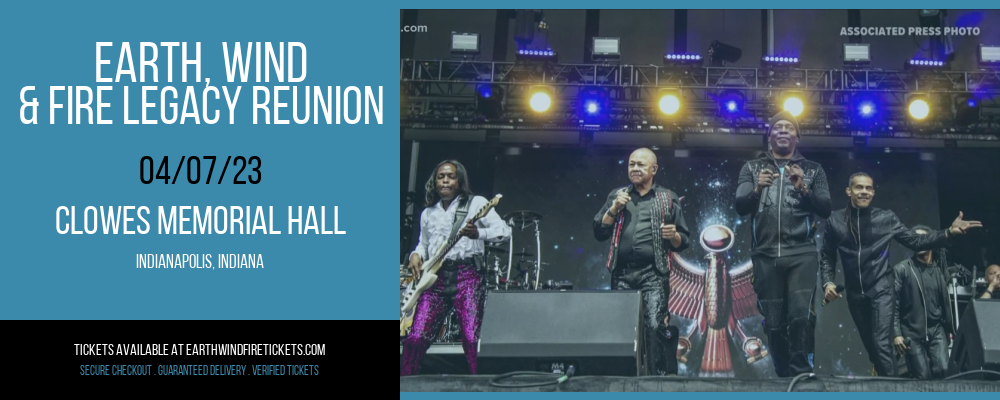 Earth, Wind & Fire Legacy Reunion at Earth, Wind and Fire Concert Tickets tickets Earth, Wind & Fire Legacy Reunion at Earth, Wind and Fire Concert Tickets